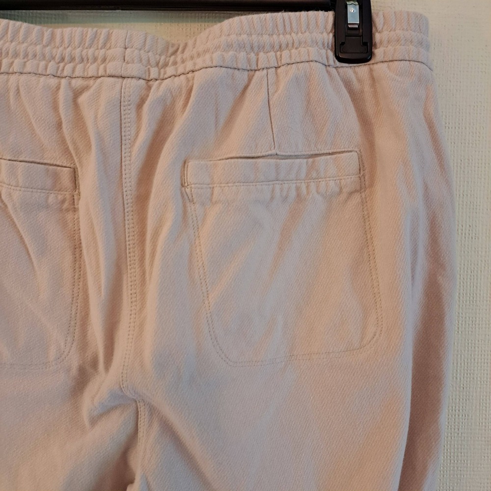 C&C California Jogger Pants Women Size L Tan Utility Drawstring Tapered 1302-250 - Picture 6 of 10